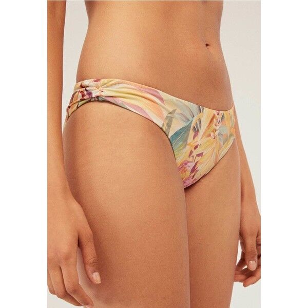 OYSHO Dół od bikini yellow OY181I08B