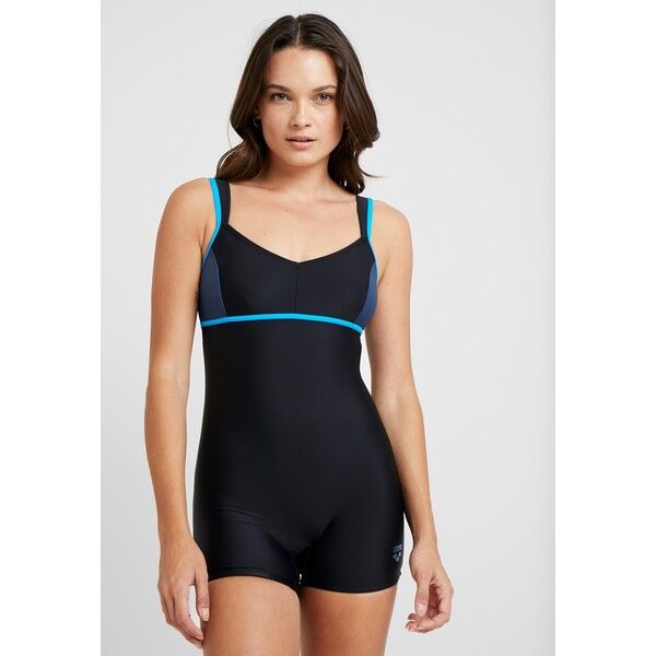 Arena VENUS COMBI Kostium kąpielowy black/shark turquoise A1581G00O