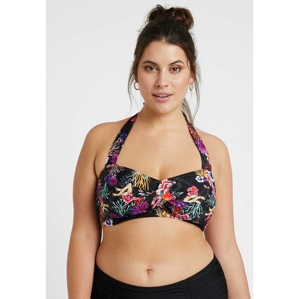 JUNAROSE BY VERO MODA JRISIDORA SOFFI Góra od bikini black JR481J007