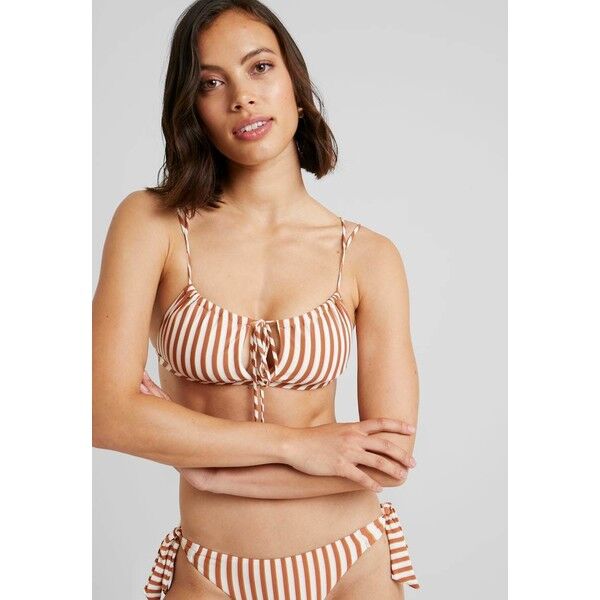 Roxy SISTERS MOD TRI BRA HAILEY BIEBER Góra od bikini marshmallow/golden tan RO581J034