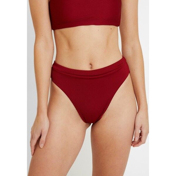 RVCA FADE OUT HIGH RISE Dół od bikini wine RV481I00U