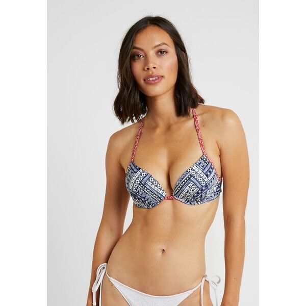 s.Oliver PUSH UP Góra od bikini blue/red SO281J00S