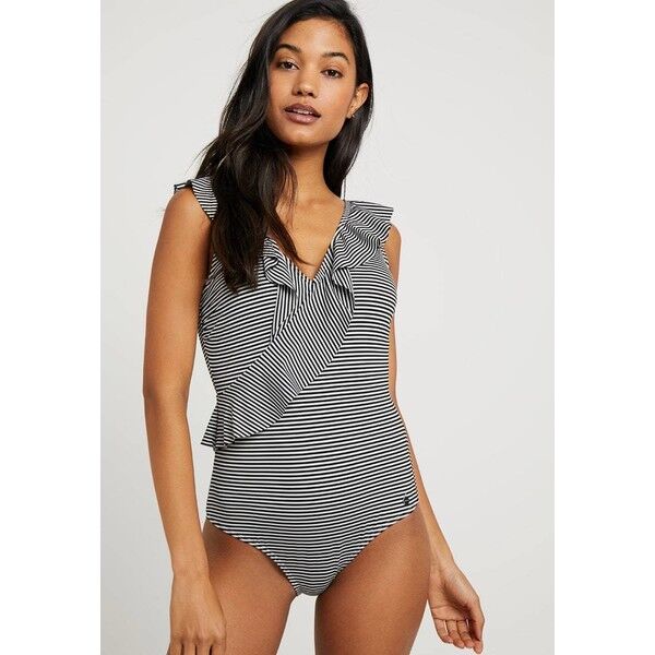 LASCANA SWIMSUIT Kostium kąpielowy black/white L8381G01B