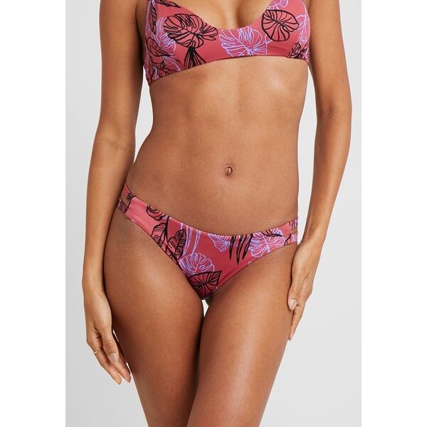 RVCA TROPIC PUNCH Dół od bikini bordeaux RV481J00U