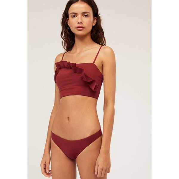 OYSHO Dół od bikini bordeaux OY181I08W