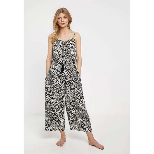 Dorothy Perkins LEOPARD TASSEL JUMPSUIT Akcesoria plażowe black DP581H018