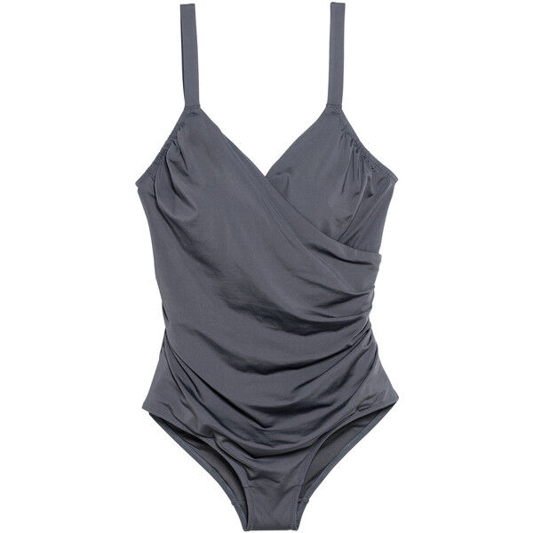 H&M H&M+ Kostium kąpielowy 0551379008 Ciemnoszary