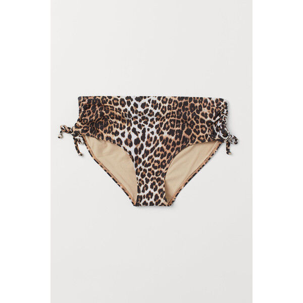 H&M H&M+ Dół od kostiumu 0710278003 Jasnobeżowy/Panterka