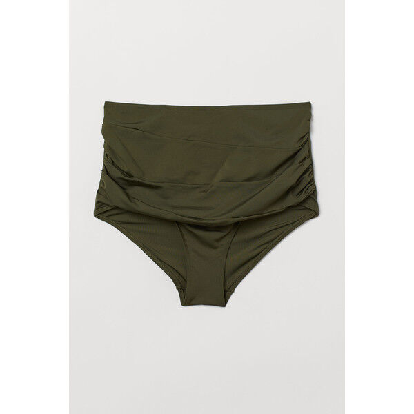 H&M H&M+ Dół od kostiumu 0640542005 Zieleń khaki