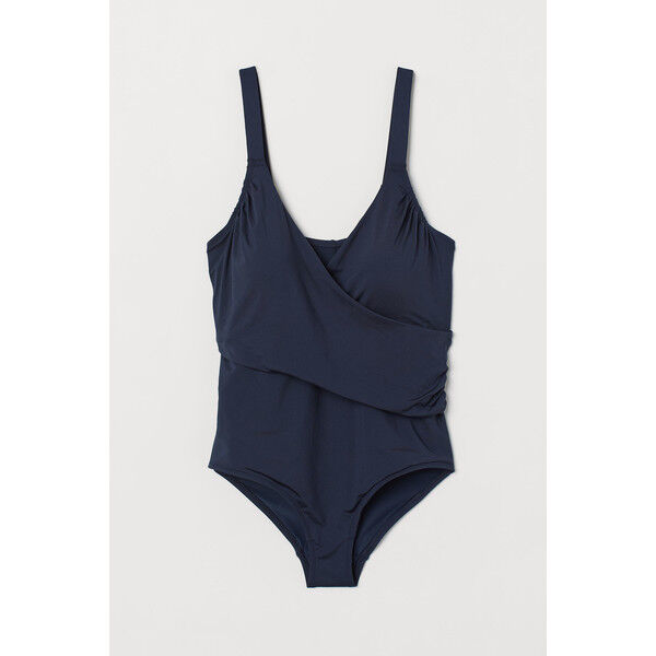 H&M H&M+ Kostium kąpielowy 0710766004 Granatowy