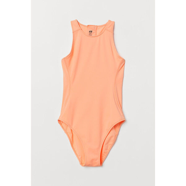 H&M Sportowy kostium kąpielowy 0666656001 Morelowy