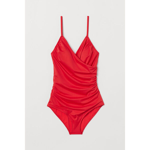 H&M Modelujący kostium kąpielowy 0188183002 Czerwony