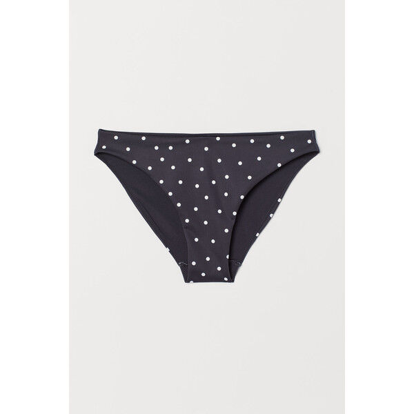 H&M Dół od kostiumu 0701079002 Czarny/Kropki