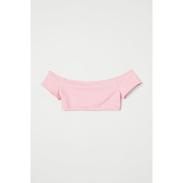 H&M Góra od kostiumu 0735885001 Jasnoróżowy
