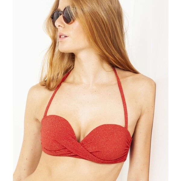 Camaieu Strój kapielowy - góra typu bandeau 525510_6531H19/6531/ANEWTEXBAND