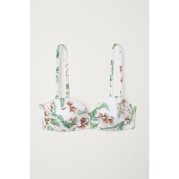 H&M Góra od kostiumu 0589599040 Biały/Wzór