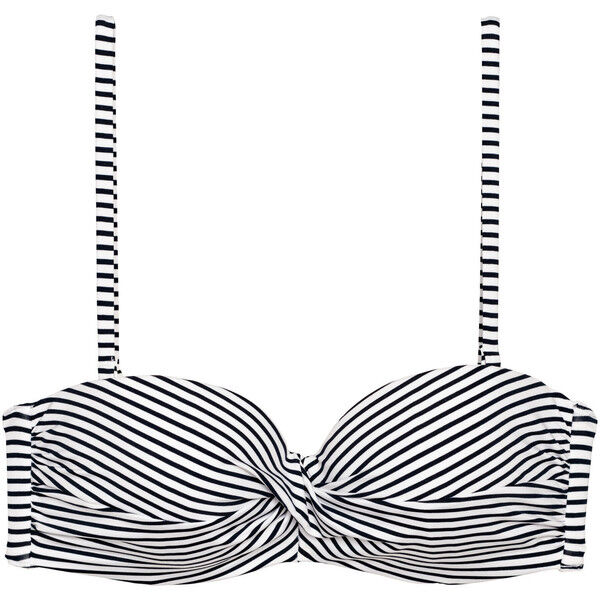 H&M Góra od kostiumu 0589599040 Biały/Niebieskie paski