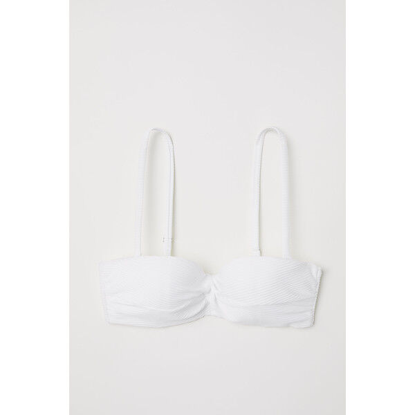 H&M Góra od kostiumu 0589599040 Biały/Struktura