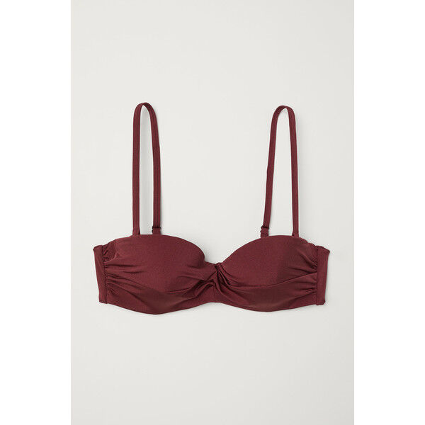 H&M Góra od kostiumu 0589599040 Burgundowy