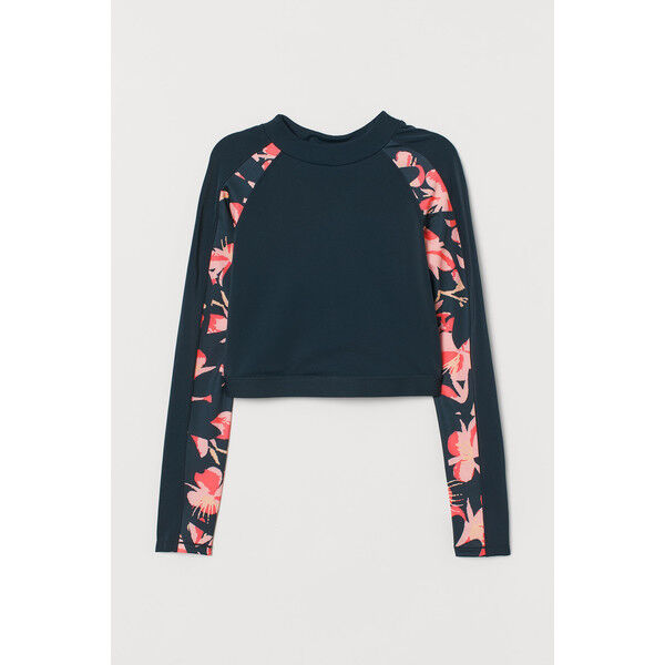 H&M Top kąpielowy 0715542002 Ciemnoniebieski