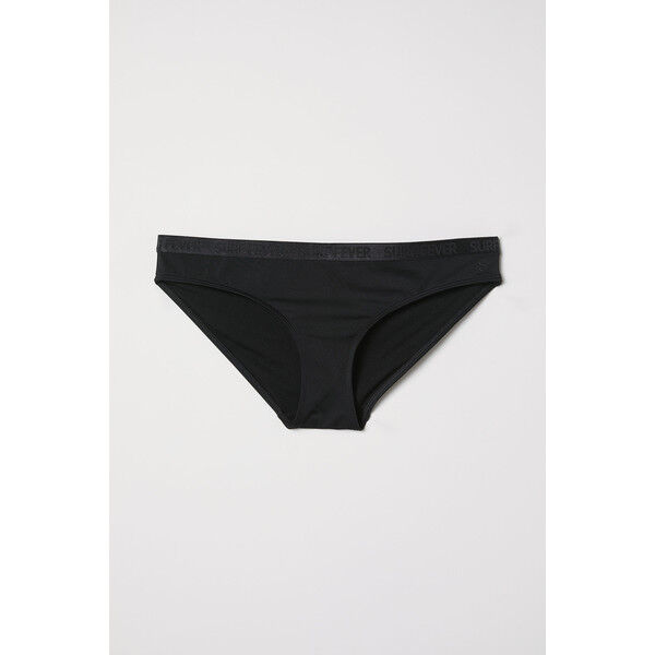 H&M Dół od kostiumu 0645971003 Czarny/Surf Fever