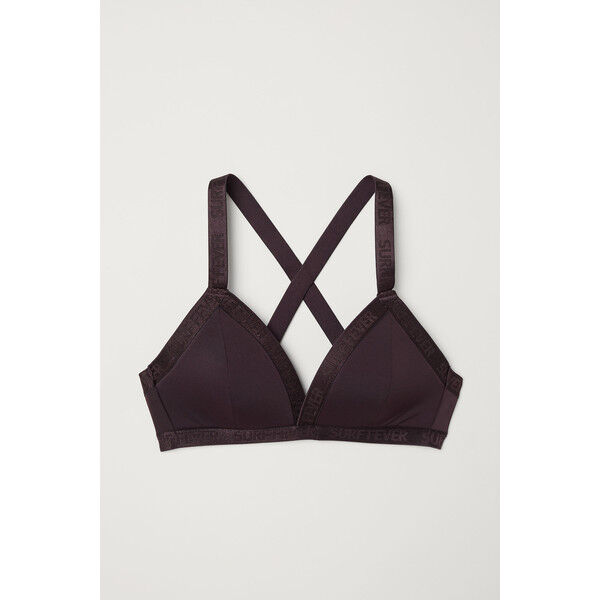 H&M Góra od kostiumu 0576692002 Ciemnośliwkowy