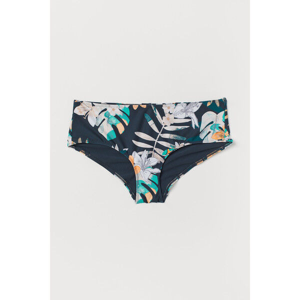 H&M Dół od kostiumu 0747786002 Petrol/Kwiaty
