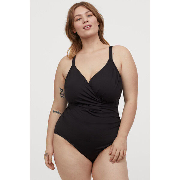 H&M H&M+ Kostium kąpielowy 0551379008 Czarny