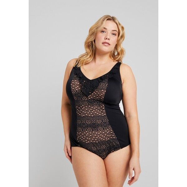 Elomi INDIE SUIT MOULDED CUPS Kostium kąpielowy black E0781G001