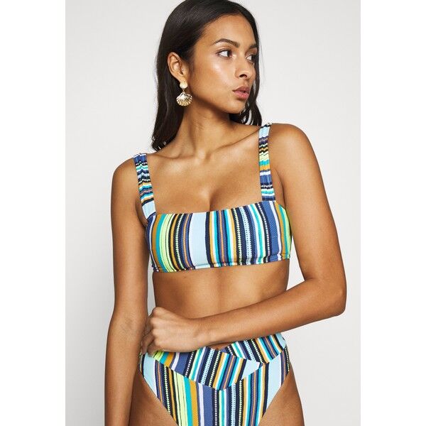 aerie BANDEAU WIDE STRAP PRINTED Góra od bikini navy AEF81J006