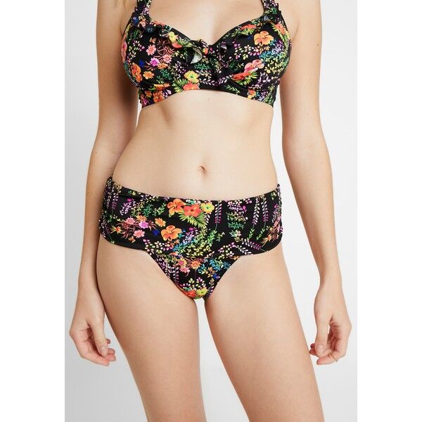 Pour Moi HOT SPOTS FOLD OVER BRIEF Dół od bikini black POJ81I00Y