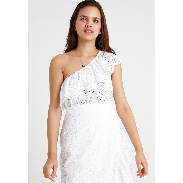 Seafolly ONE SHOULDER BRODERIE Akcesoria plażowe white S1981H01G