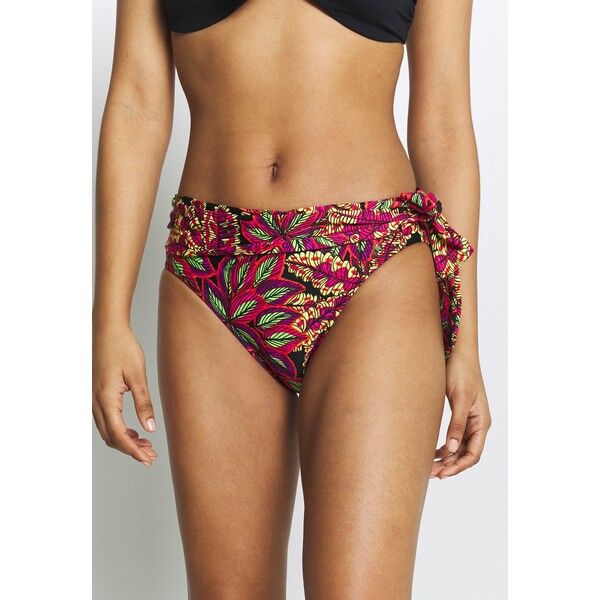 Pour Moi HEATWAVE FOLD OVER TIE BRIEF Dół od bikini black POJ81I009