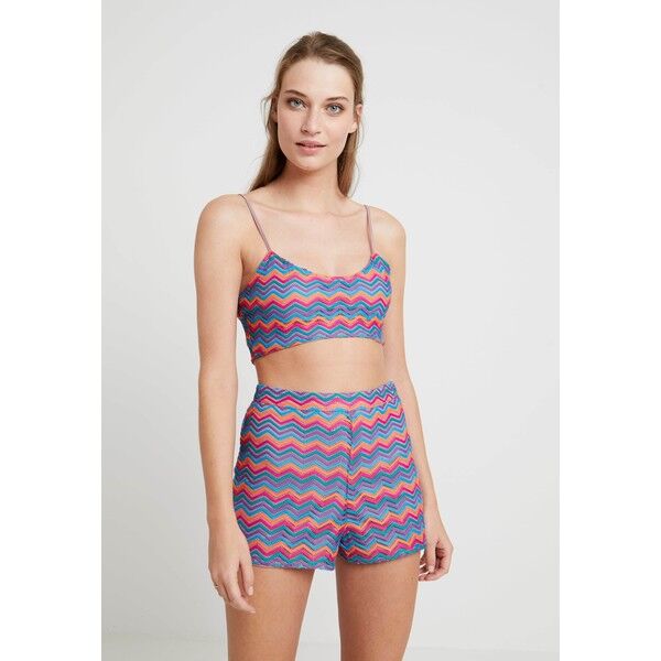 Missguided CHEVRON BRALET SHORTS EXCLUSIVE SET Akcesoria plażowe pink M0Q81H00D