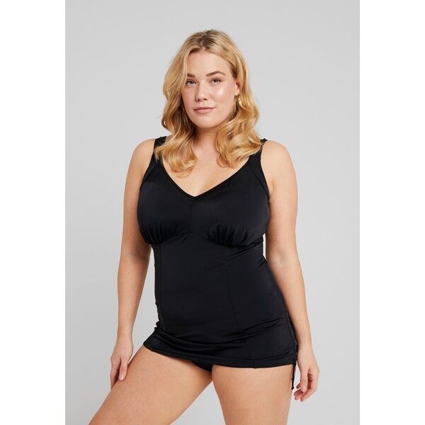 Elomi ESSENTIALS MOULDED ADJUSTABLE SIDE TANKINI Góra od bikini black E0781J002