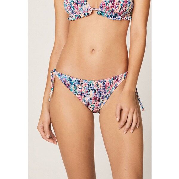 OYSHO KLASSISCHER BIKINISLIP MIT BLÜMCHEN Dół od bikini multi-coloured OY181I0AF