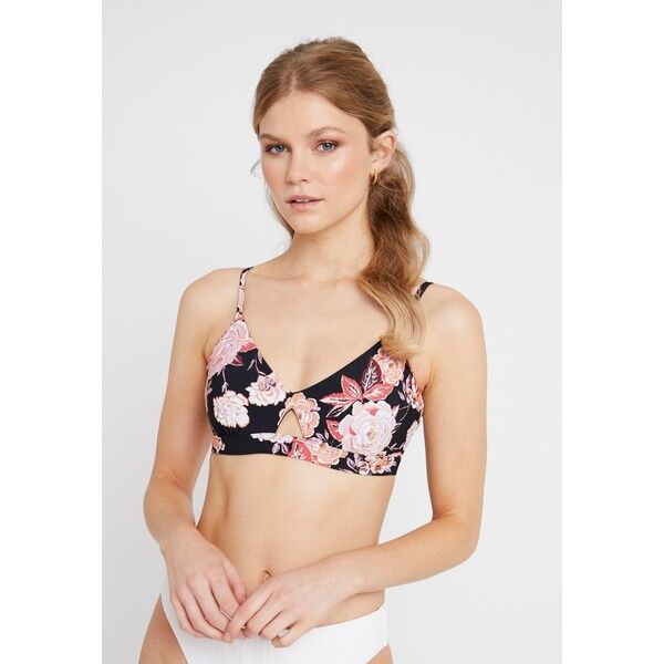 Seafolly VEDA BLOOMS HYBRID BRALETTE Góra od bikini black S1981J05Y