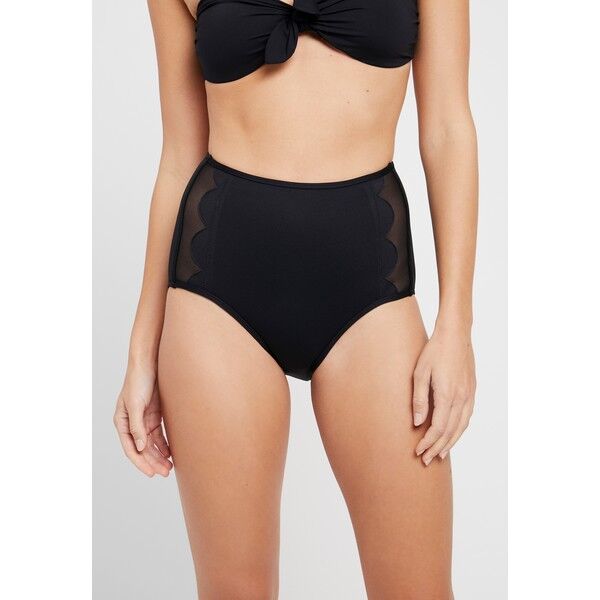 Seafolly PETAL EDGE HIGH WAIST PANT Dół od bikini black S1981I04I