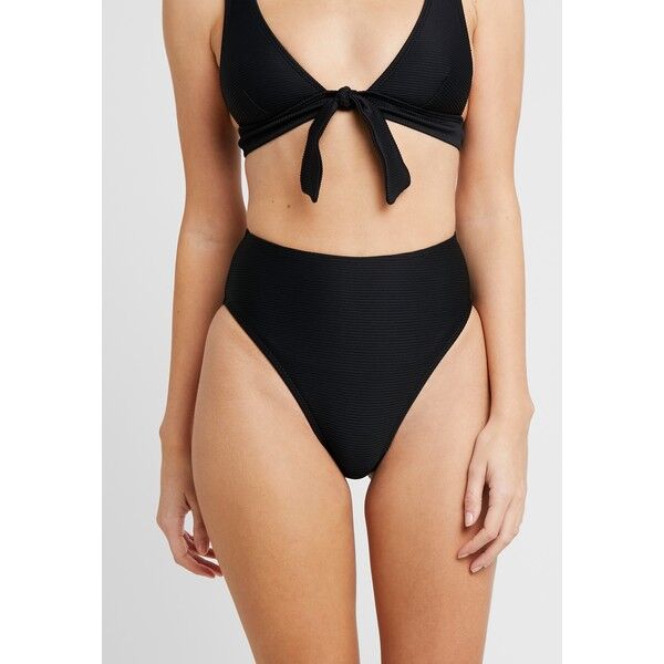 Topshop HIGH WAIST PANT Dół od bikini black TP781I01N
