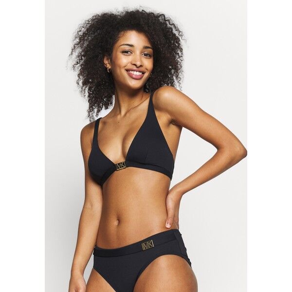 MICHAEL Michael Kors LOGO SOLIDS TRIANGLE Góra od bikini black MK181J00T