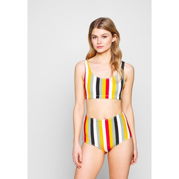 Monki NILLA STRIPE BEACHWEAR DROP SET Bikini multicoloured MOQ81L00L