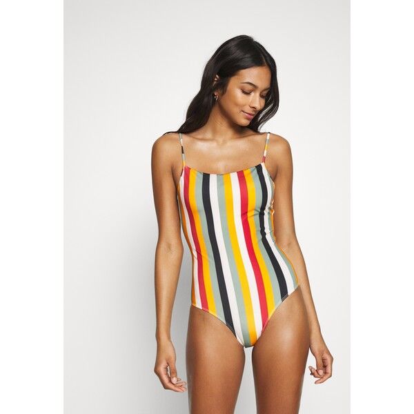 Monki ALICE SWIMSUIT Kostium kąpielowy khaki/green MOQ81G00D
