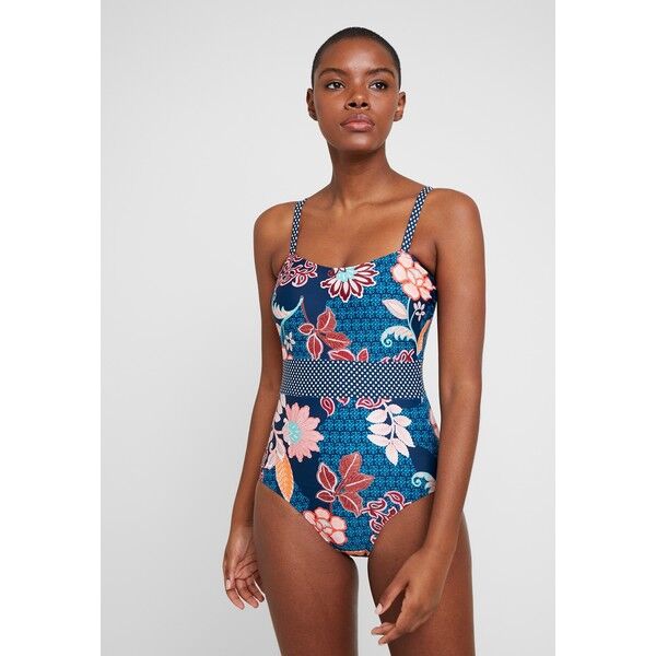 Pour Moi REEF PRINTED CONTROL SWIMSUIT Kostium kąpielowy navy POJ81G00K