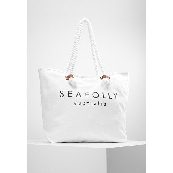 Seafolly SHIP SAIL TOTE Akcesoria plażowe white S1981M000