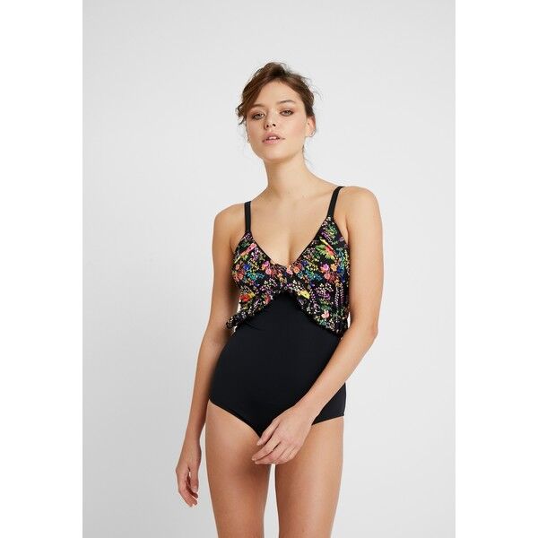 Pour Moi HOT SPOTS CONTROL SWIMSUIT Kostium kąpielowy black POJ81G00Q
