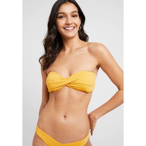 Seafolly STARDUSTTWIST BANDEAU Góra od bikini saffron S1981J064