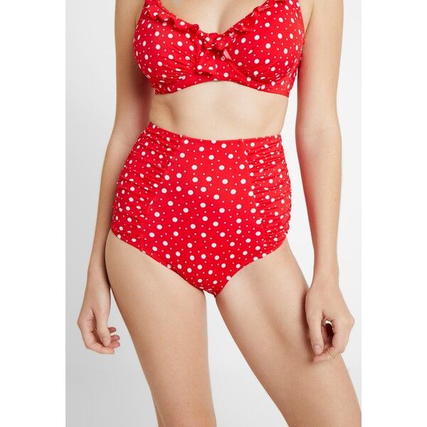 Pour Moi SUPER HIGH WAIST CONTROL BRIEF Dół od bikini red POJ81I012