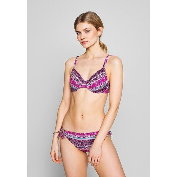 s.Oliver WIRE BIKINI SET Góra od bikini pink/petrol SO281J010