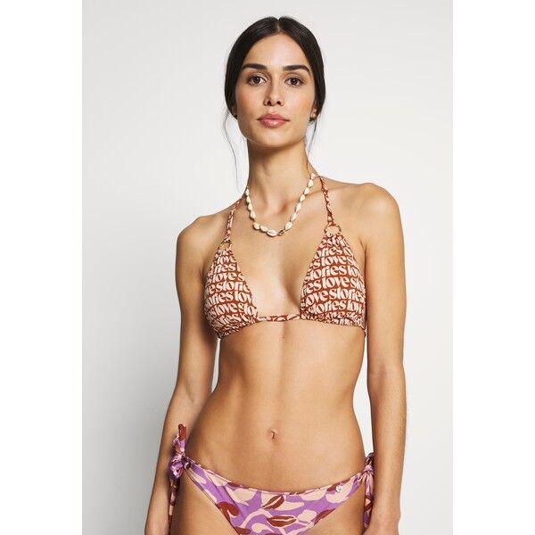 LOVE Stories JOY Góra od bikini orange/beige L0781J01B