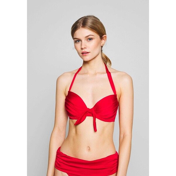 Pour Moi AZURE HALTER LIGHTLY PADDED UNDERWIRED Góra od bikini red POJ81J00I